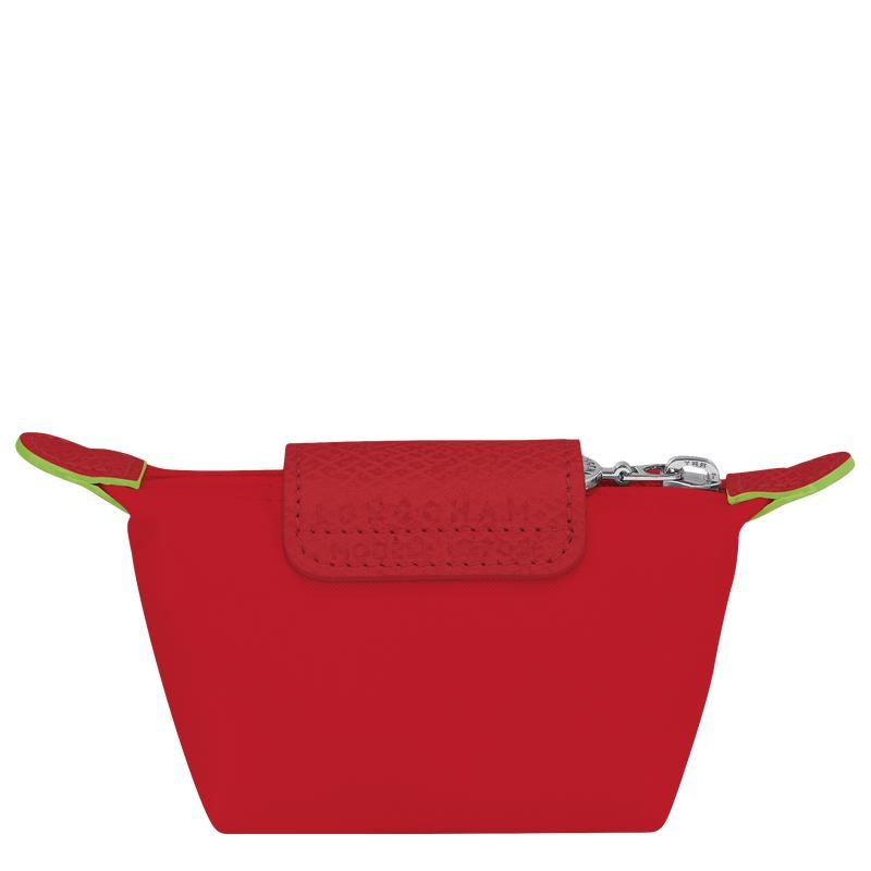 Tomato Red Longchamp Le Pliage Green Men's Coin Purses | KBVY-85960