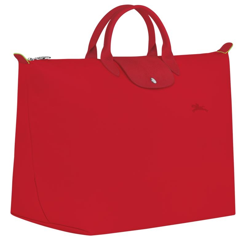 Tomato Red Longchamp Le Pliage Green S Women's Travel Bags | TDPI-34927