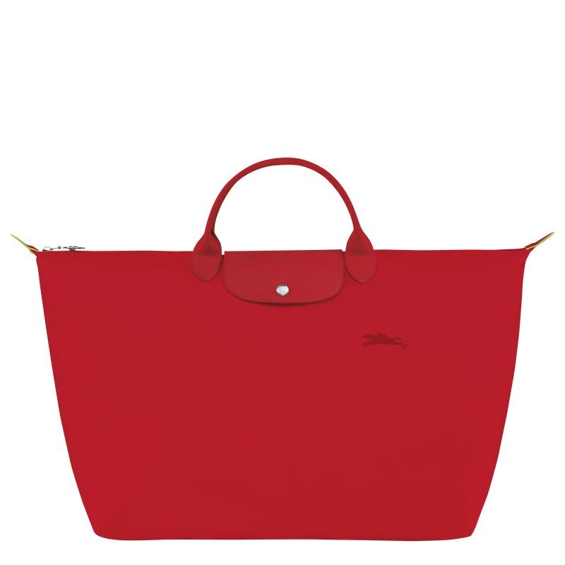 Tomato Red Longchamp Le Pliage Green S Women\'s Travel Bags | TDPI-34927