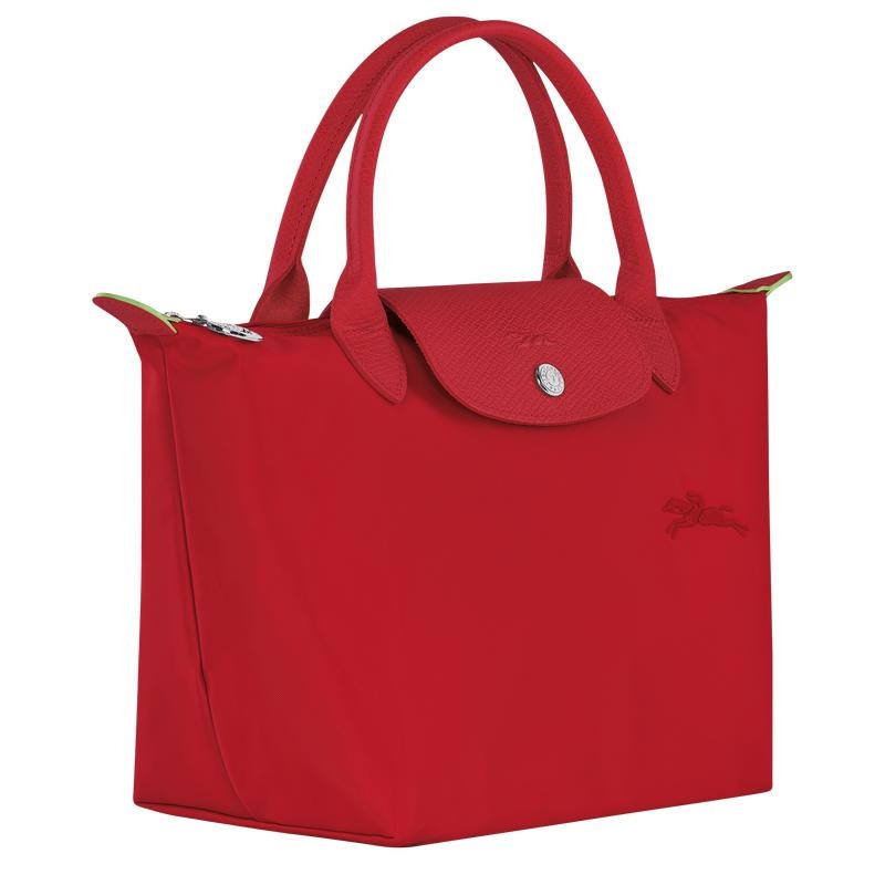 Tomato Red Longchamp Le Pliage Green S Women's Handbags | SNOT-40329