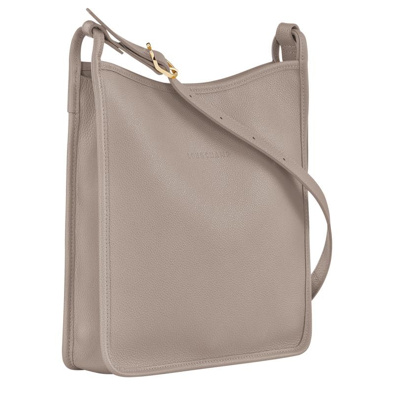 Turtledove Grey Longchamp Le Foulonné M Women's Crossbody Bags | XAIQ-57042