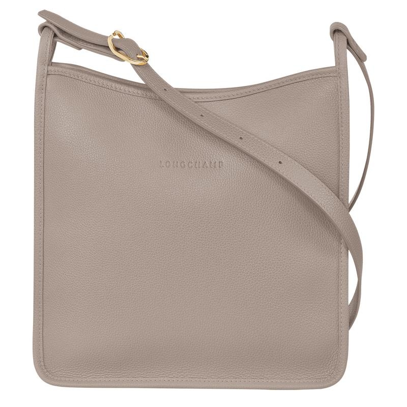 Turtledove Grey Longchamp Le Foulonné M Women\'s Crossbody Bags | XAIQ-57042