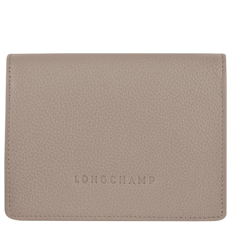 Turtledove Grey Longchamp Le Foulonné Men\'s Wallets | YJAW-25394