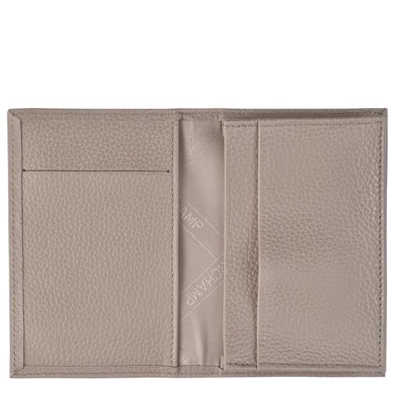 Turtledove Grey Longchamp Le Foulonné Men's Cardholders | BOPG-76528