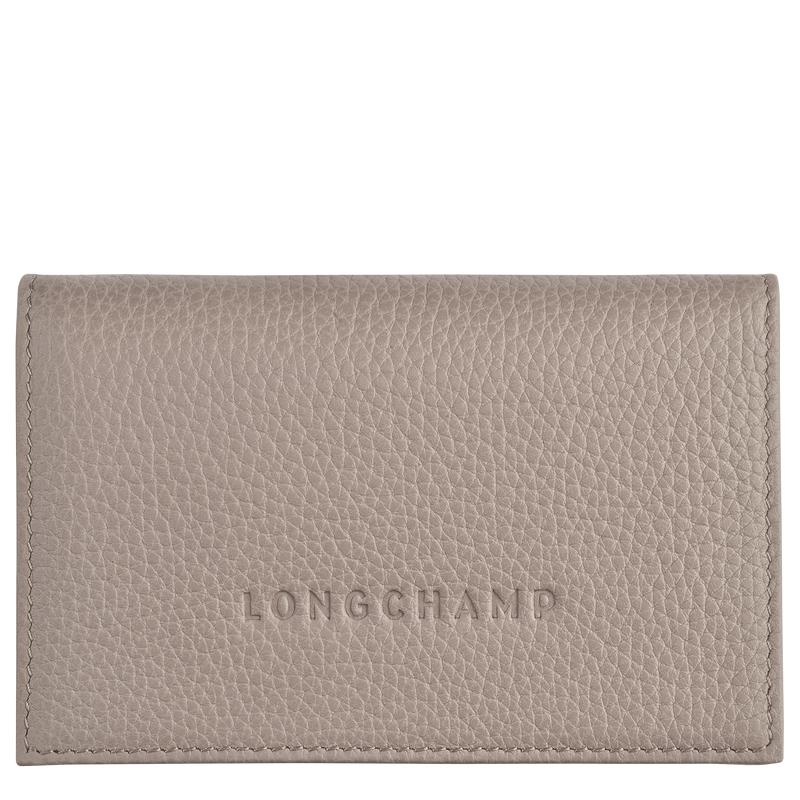 Turtledove Grey Longchamp Le Foulonné Men\'s Cardholders | BOPG-76528