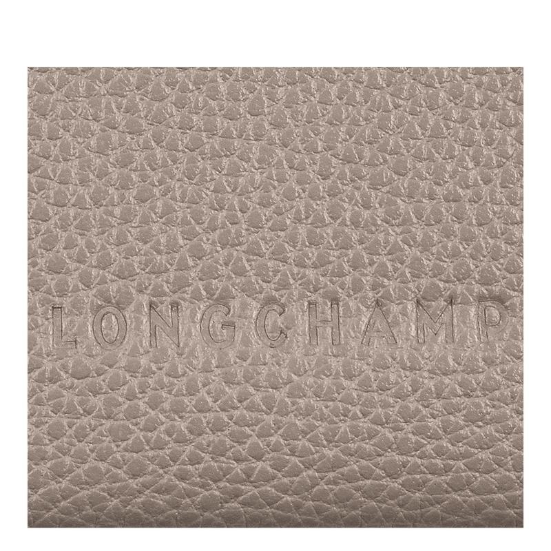 Turtledove Grey Longchamp Le Foulonné Women's Cardholders | WRTM-98526