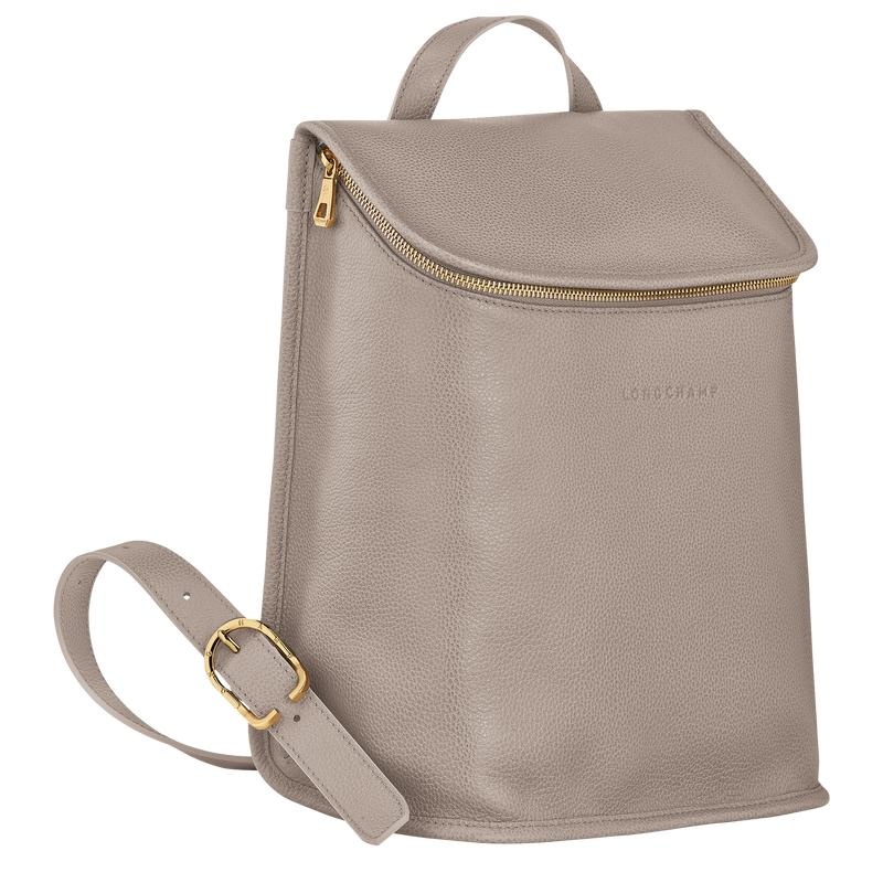 Turtledove Grey Longchamp Le Foulonné Women's Backpacks | JHUV-10726