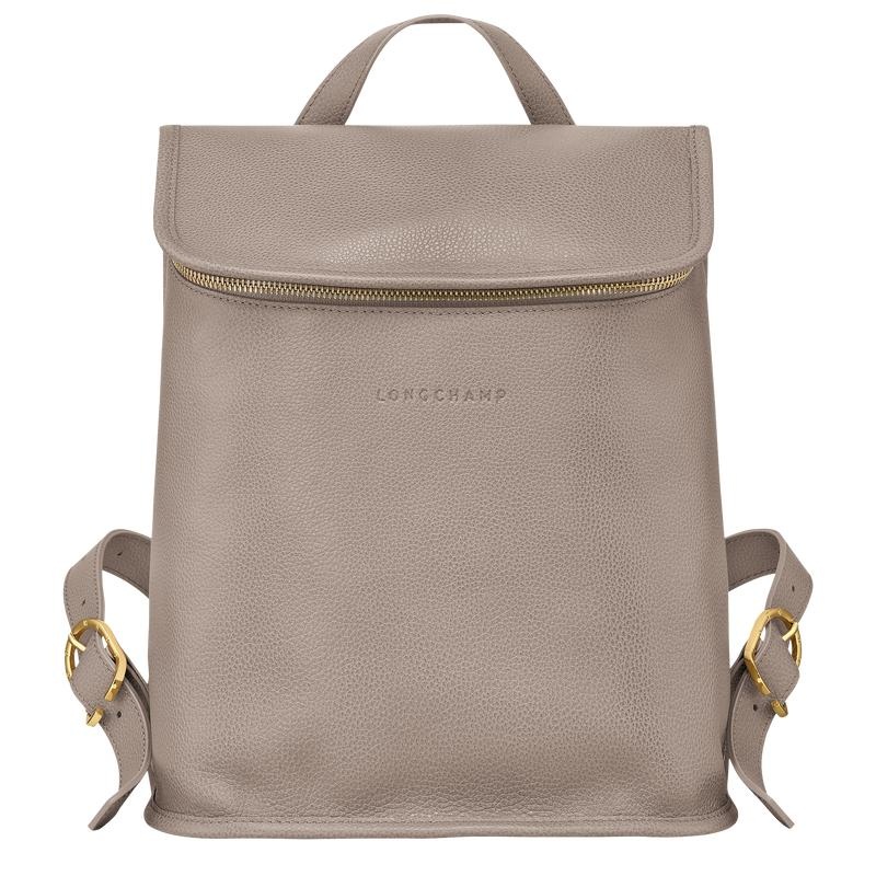 Turtledove Grey Longchamp Le Foulonné Women\'s Backpacks | JHUV-10726