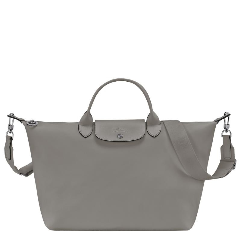 Turtledove Grey Longchamp Le Pliage Xtra L Women\'s Handbags | ZVOD-18754