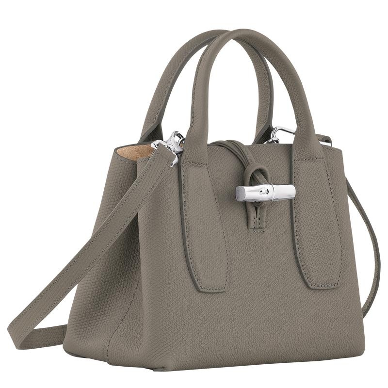 Turtledove Grey Longchamp Roseau S Women's Handbags | DYTS-82615