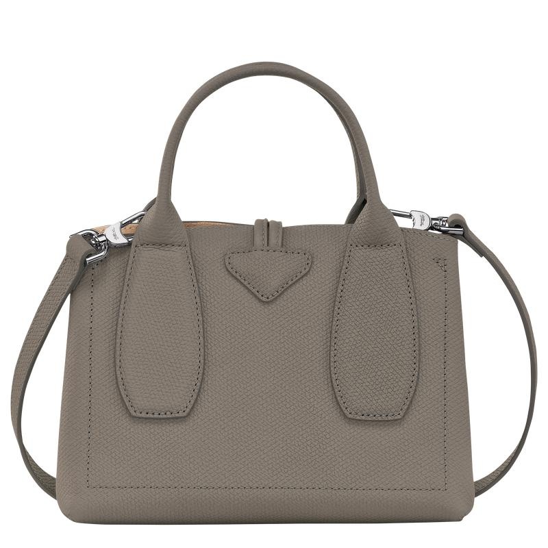 Turtledove Grey Longchamp Roseau S Women's Handbags | DYTS-82615