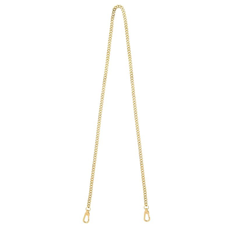 Very pale gold Longchamp chaîne Women\'s Shoulder Straps | NMRB-86124