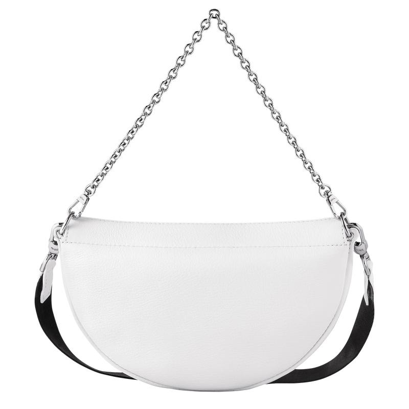 White Longchamp Smile S Women's Crossbody Bags | NDBZ-50962