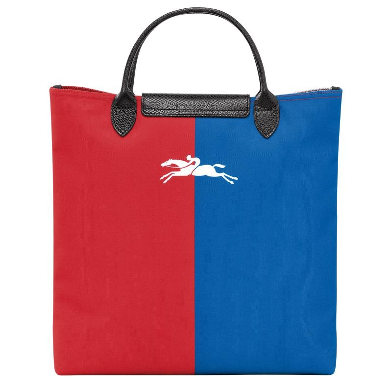 White Longchamp x Robert Indiana L Men's Handbags | DZWV-12340