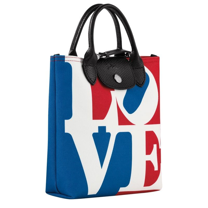 White Longchamp x Robert Indiana XS Women's Crossbody Bags | QBDF-16342