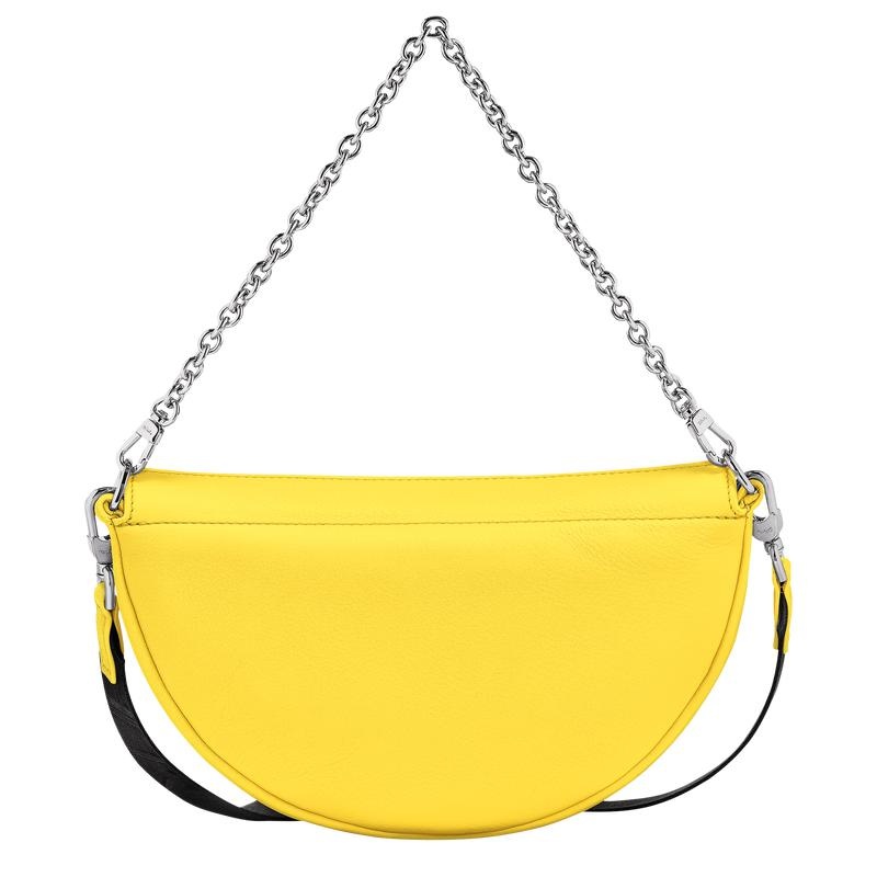 Yellow Longchamp Smile S Women's Crossbody Bags | YUWQ-90163